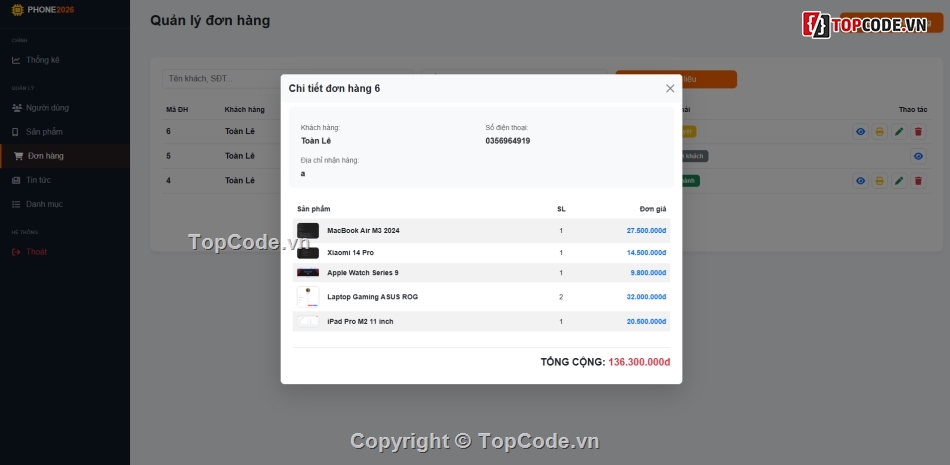 php,php mvc,cửa hàng điện thoại